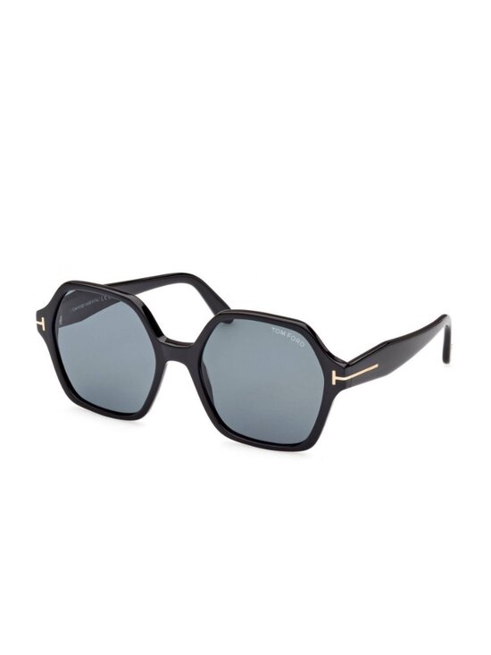 NEW FT1032/S 01A TOM FORD ROMY ECO TF1032 01A WOMEN BLACK GEOMETRIC SUNGLASSES